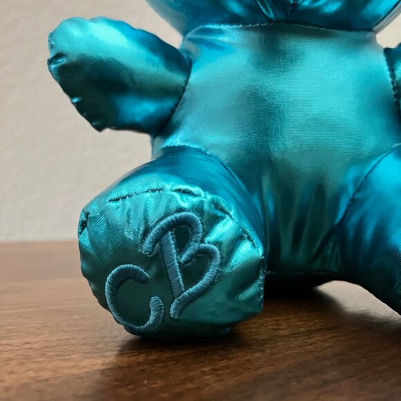 Candy Bear Plush Metallic Blue by Yoonique Toys 8" Gummy Bear Unique Gift Blue - Picture 5 of 7